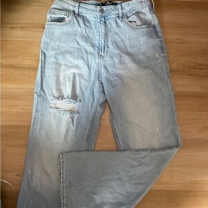 Hollister ultra high rise vintage straight jeans